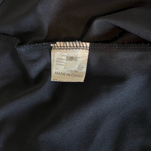 💎 Meenew Dark Blue Floor-Length Dress with Turtleneck and Long Sleeves 💎 - Picture 6 of 10